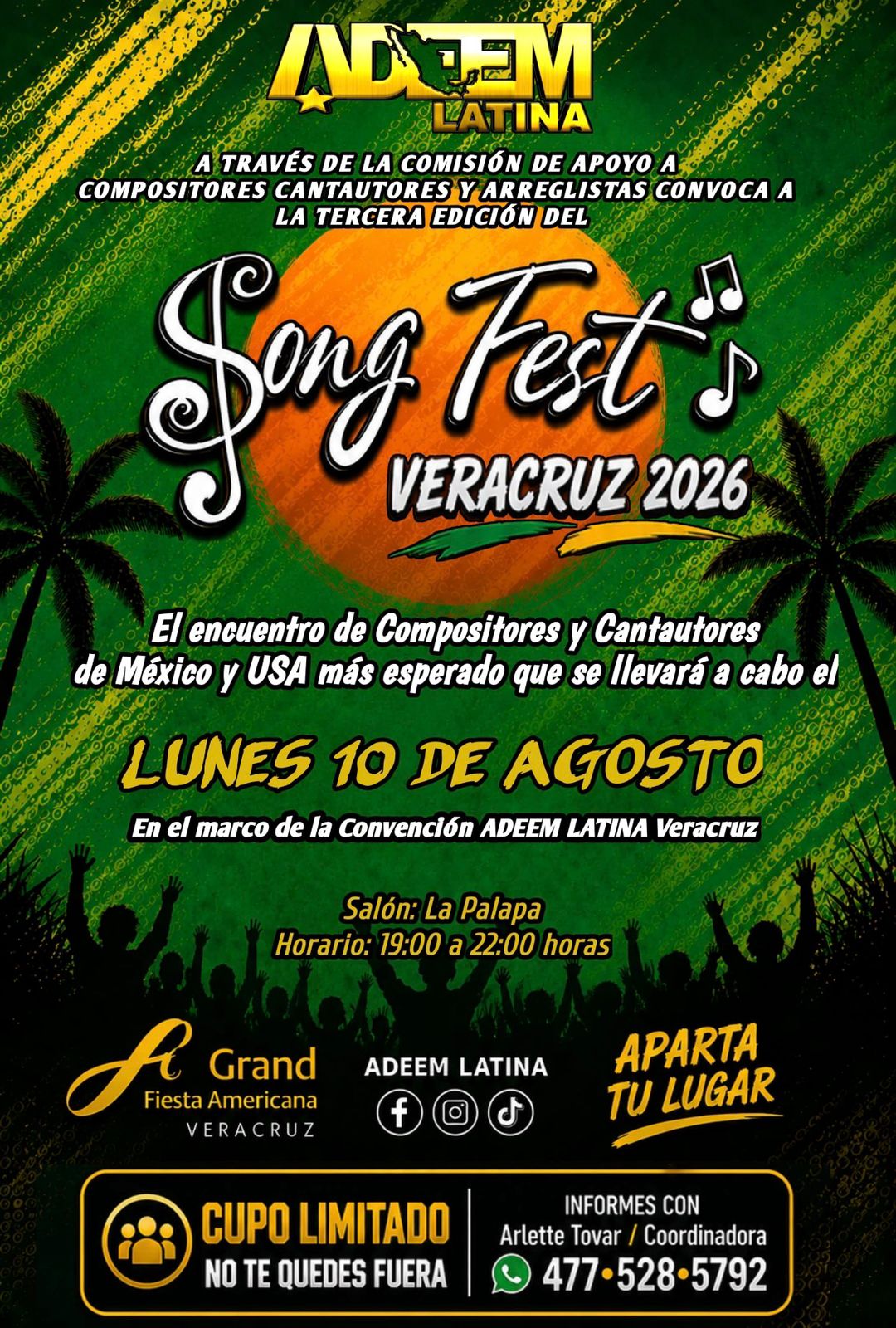 Registro Song Fest – Guadalajara 2026