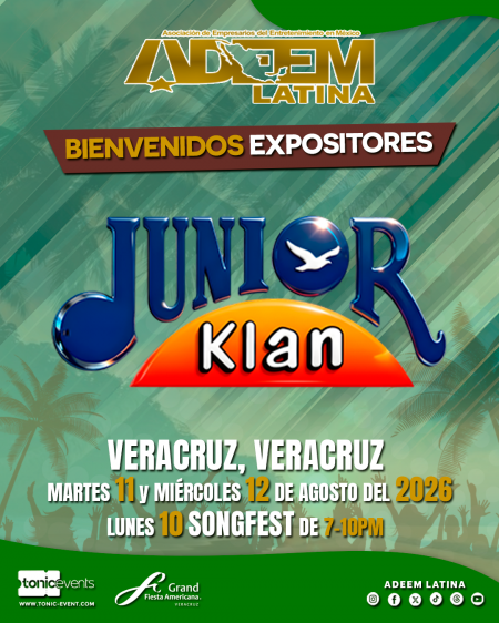 Juniour Klan - Bienvenidos Expositores - ADEEM Veracruz 2026