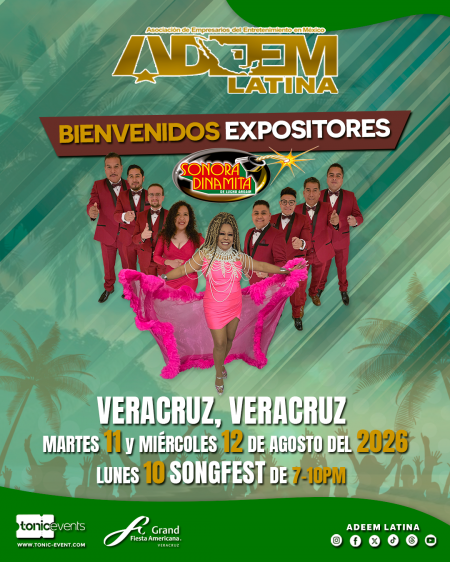 Sonora Dinamita - Bienvenidos Expositores - ADEEM Veracruz 2026