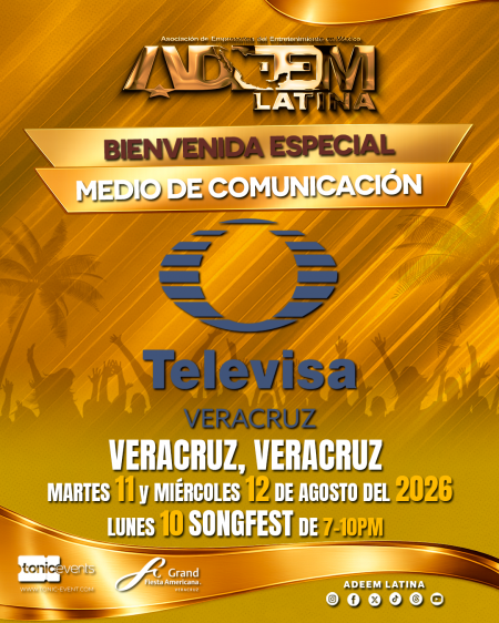 Televisa Bienvenida Especial ADEEM 2026 Veracruz