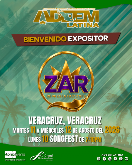 ZAR - Bienvenido Expositor ADEEM 2026 Veracruz